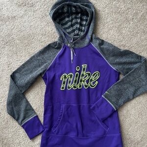 Nike Purple and Gray Pullover